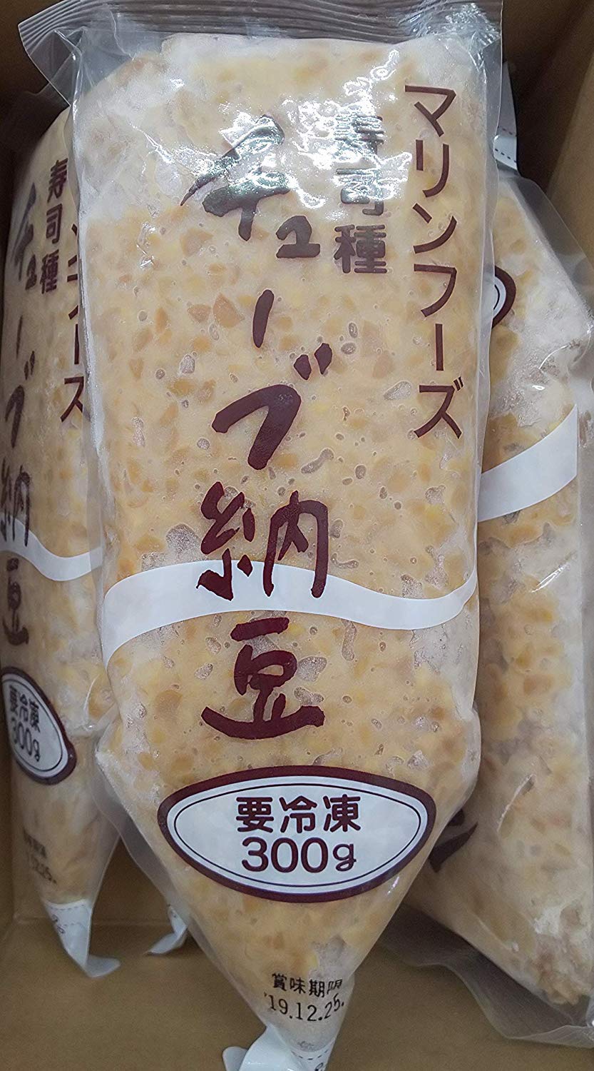 Amazon.co.jp: 寿司種 ひきわり納豆 （ チューブ ） 300g×10本 (5本×2