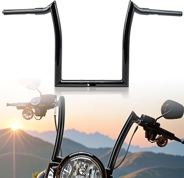 1-1/4 inch Fat Meathook Monkey Bagger 12" Rise Ape Hanger Handlebar for 2015-2023 Road Glide, Road Glide Special , Road Glide Custom, Road Glide UltraBlack