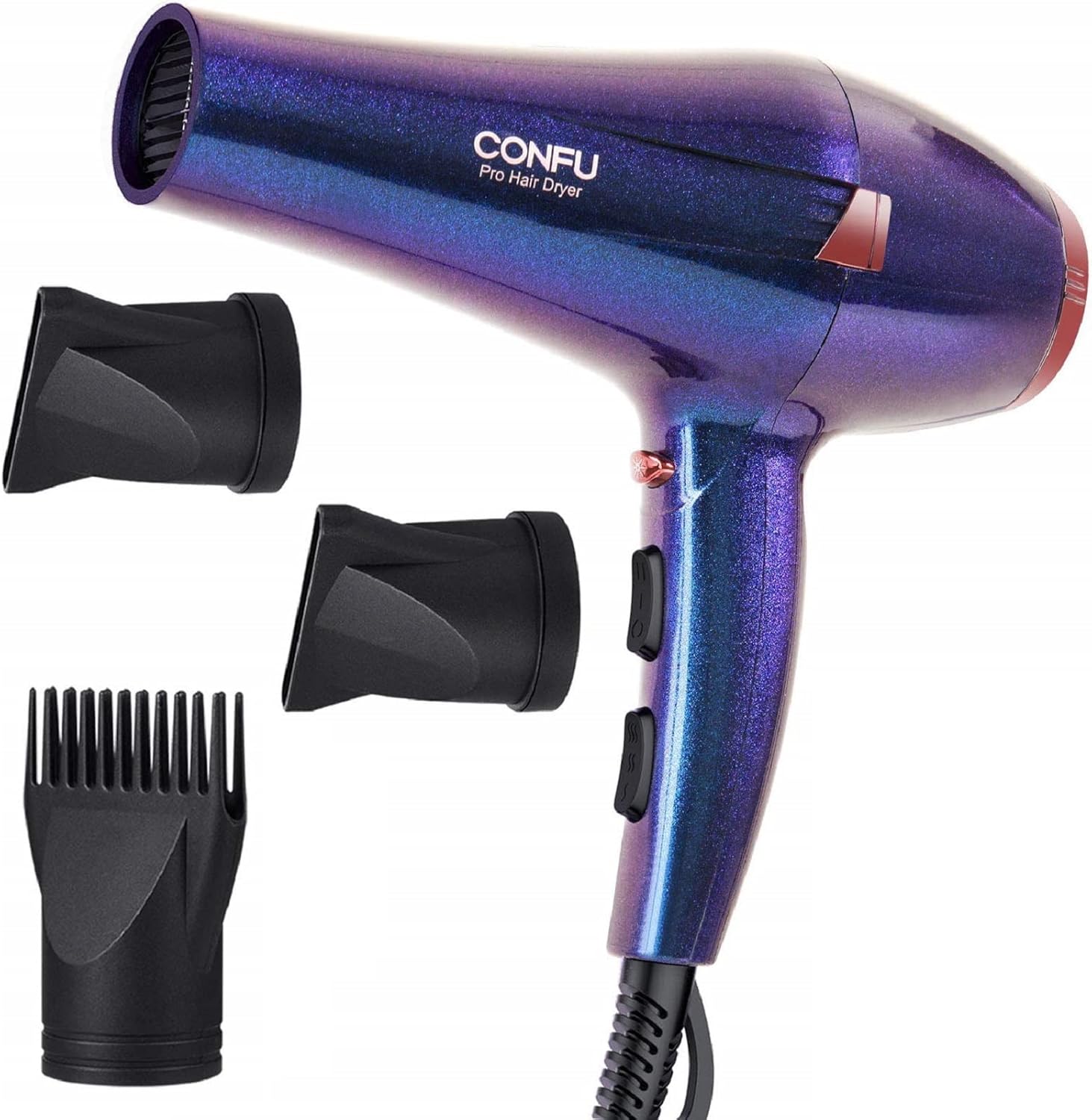 2300W Ionic Hair Dryer Professional Hairdryers with Diffuser CONFU