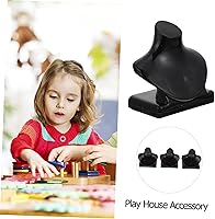 Vista 4 de Cabilock Mini soporte para collar para muñecas, 20 piezas, casa de juegos, modelos de collar en miniatura, accesorios de joyería