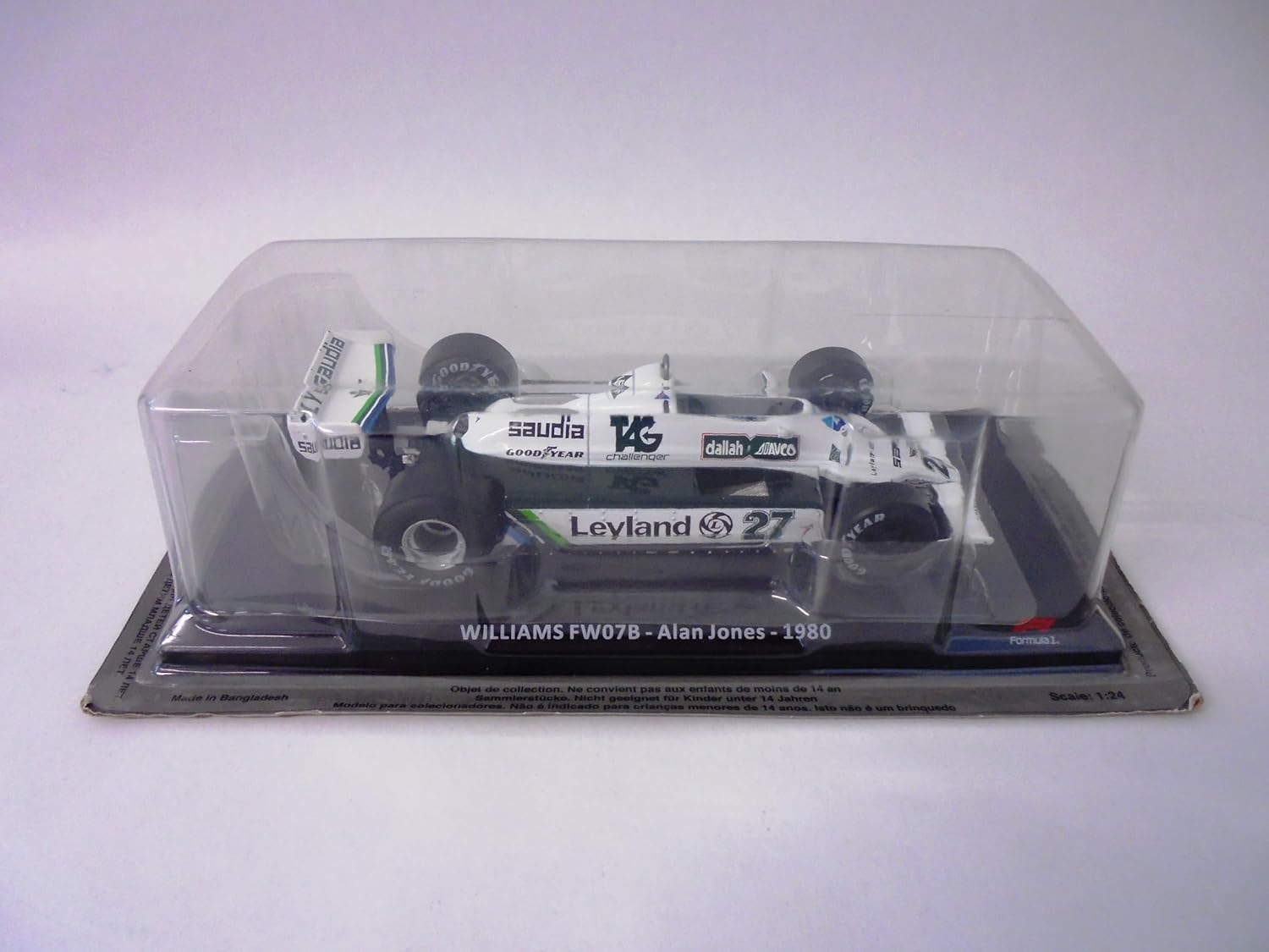 OPO 10 - Formula 1 Compatible with Williams FW07 Alan Jones Winner 1980-1/24 Model car - OR051 - Image 7