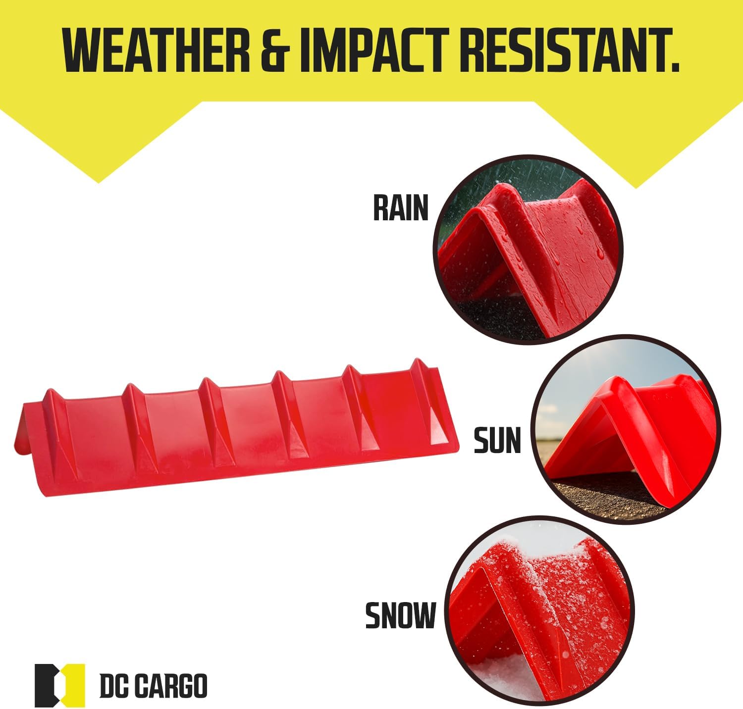 DC Cargo - Heavy-Duty Edge Protectors, 8"x8"x36" (Pack of 4) Strap Protectors for Flatbed Equipment, Unparalleled Cargo Management Solutions for Truckers, Contractors, and Outdoor Enthusiasts