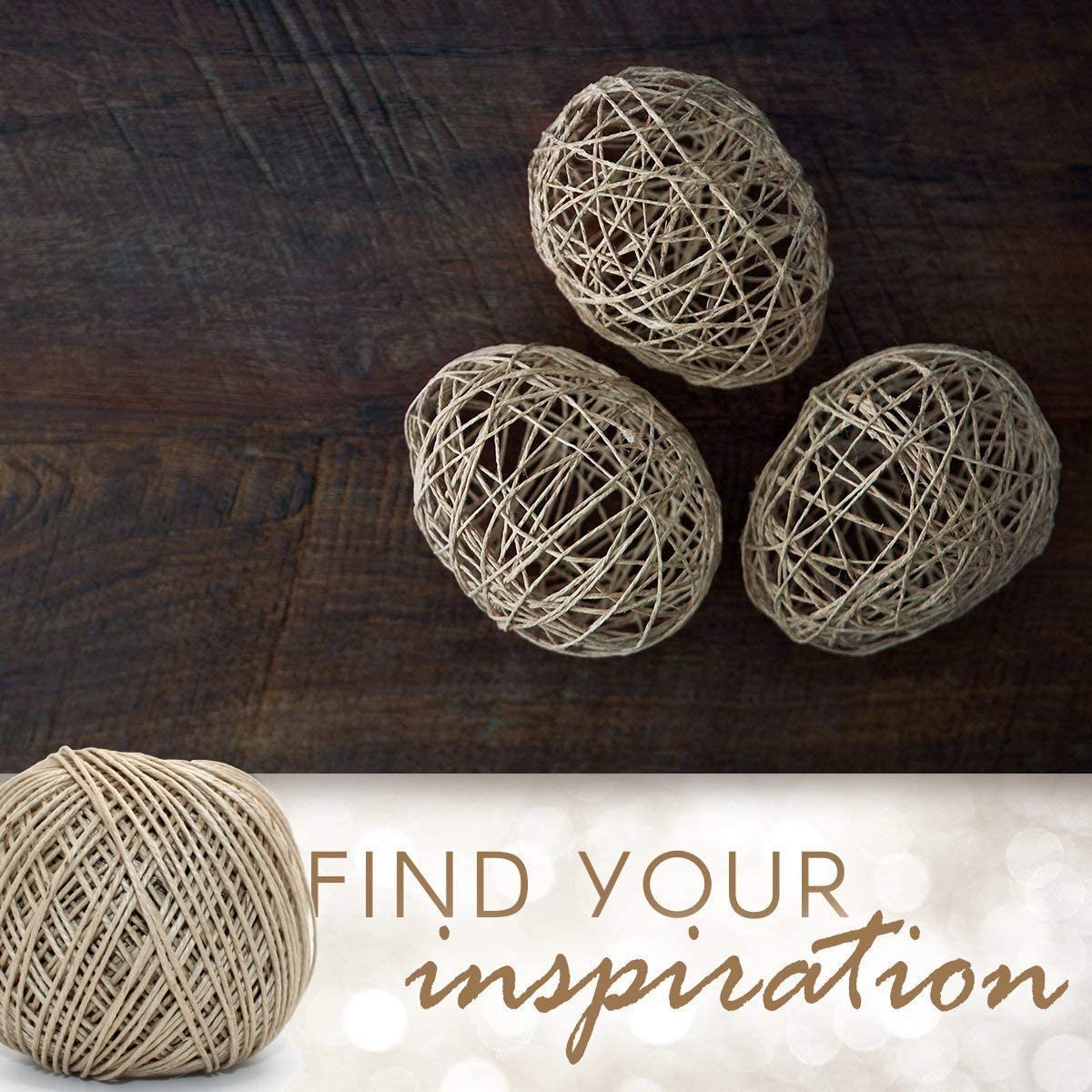 Heavy Duty US Basics - Roll of 100% Natural Strong Hemp Fibers Cord 400 feet 26 Pound Thickness - Image 8