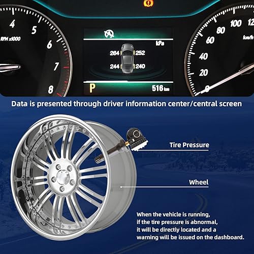 Vista 55 de Sensor de sistema de monitoreo de presión de neumáticos TPMS de 315 MHz, adaptación de reaprendizaje automático compatible con Mazda 2 3 5 6 MX-5