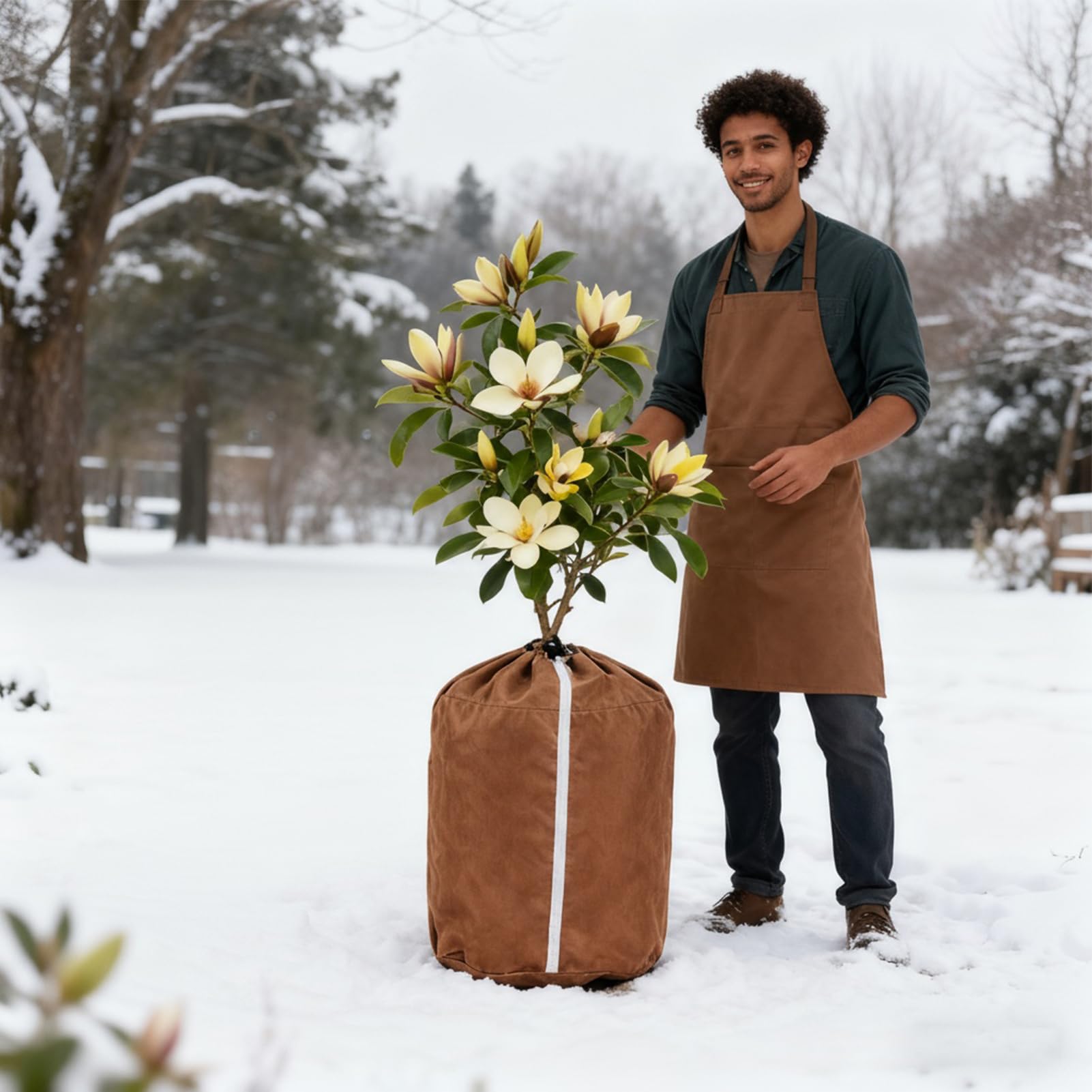 Voile D'hivernage Pour D'extérieur Protection contre la Neige avec