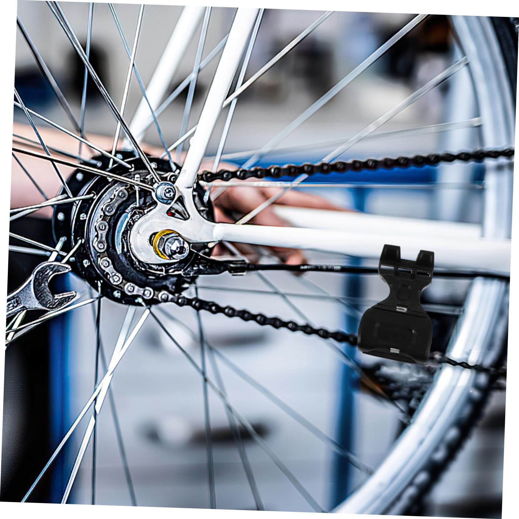 TOYANDONA Kettenspanner Kettenschutz Kettenführung Spanner Für Kettenabwurf Mountainbike-kettenhalterung Fahrradkettenstopper Fahrrad-montagezubehör Spanner Für Fahrradkette Black Plastik