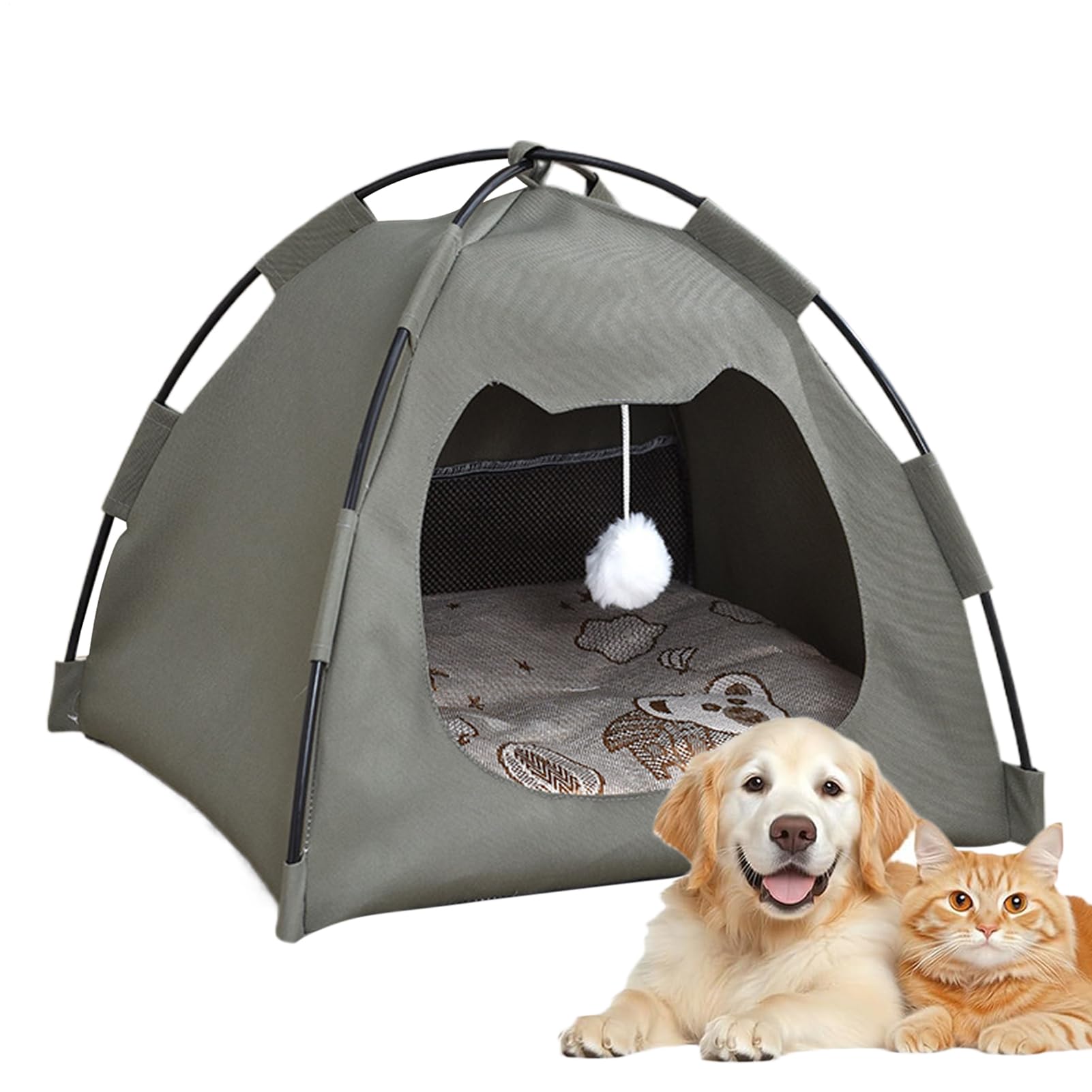 Tenda per Gatti da Interno ed Esterno Casa Tenda Impermeabile per Cani e | Morbido Trasportabile per Piccoli Animali in Tutte le Stagioni