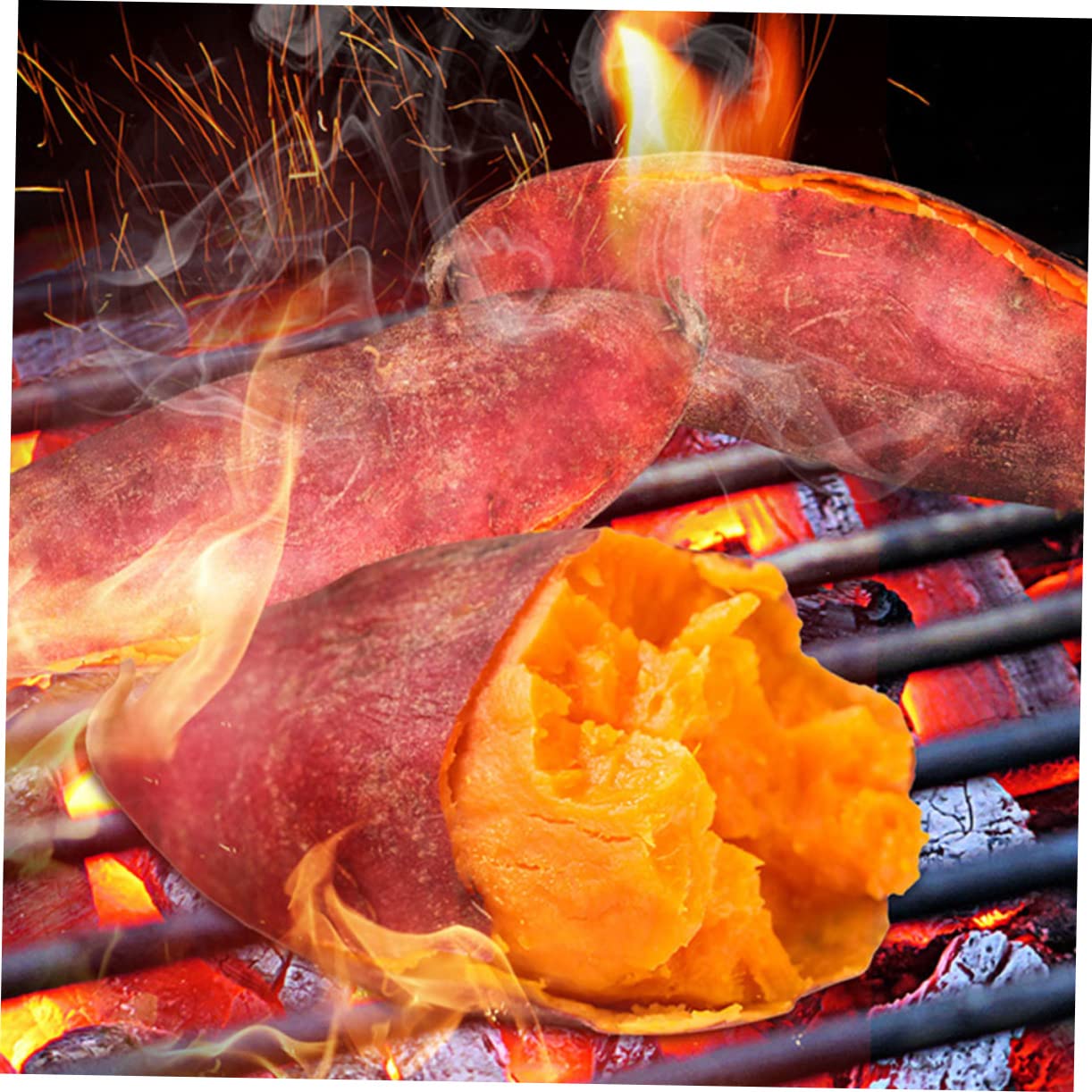 HOLIDYOYO Household Multi Function Roaster Pot with Lid for Potatoes Chicken Wings Chestnuts and More Versatile Kitchen Accessory for Home and Outdoor Use