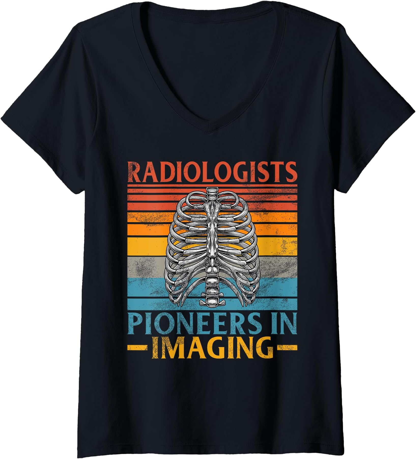 Womens Radiologists Pioneers in Imaging Radiology V-Neck T-Shirt