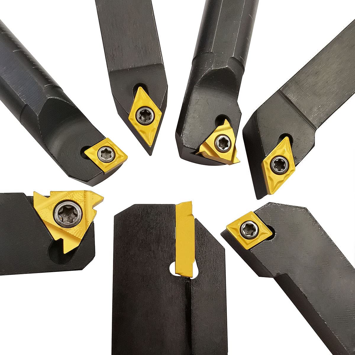 21 szt. 1/2" dłuto tokarskie 12 mm z ostrzami z twardego metalu | CCMT21.51 DCMT21.51 16ER AG60 11IR A60 MGMN200 dłuto tokarskie 12x12 CNC płyty obrotowe z twardego metalu wkładka narzędziowa