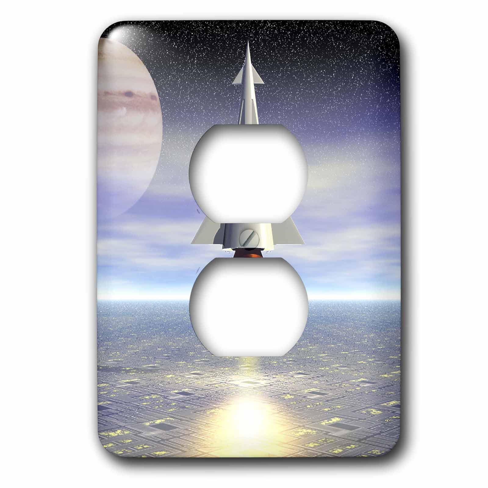 Fusée dans l'espace cache prise mural double pour masquer les finitions ternes