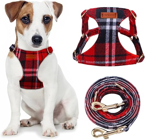 Arnés sin tirones para cachorro y correa multifunción para perro, 8 colores, suave, ajustable, sin estrangulamiento, a prueba de escape, lindo,