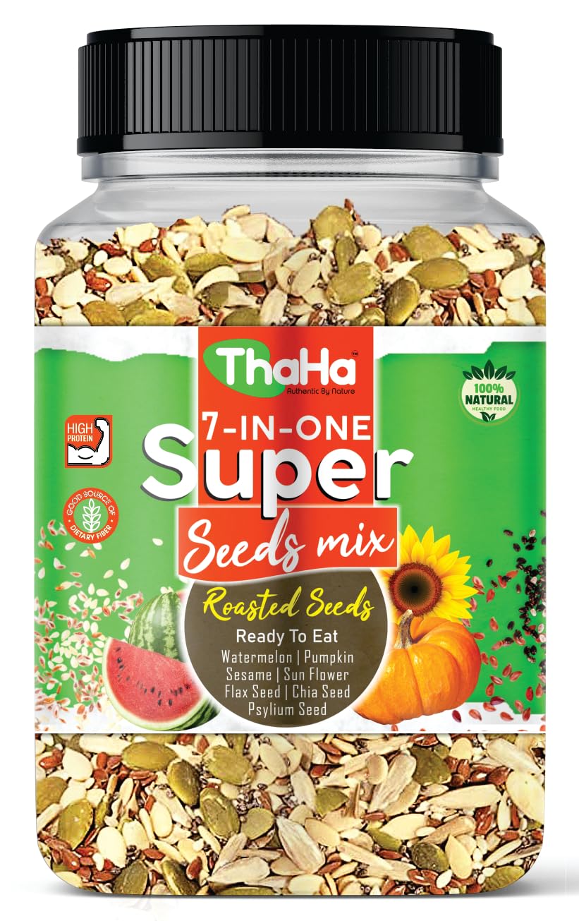 Thaha 7 in 1 Super Seeds Mix 250gm | Edible Seeds | Slightly Roasted Seeds (250gm Trial Pack) (B0DCH8V7RN) Amazon Price History, Amazon Price Tracker