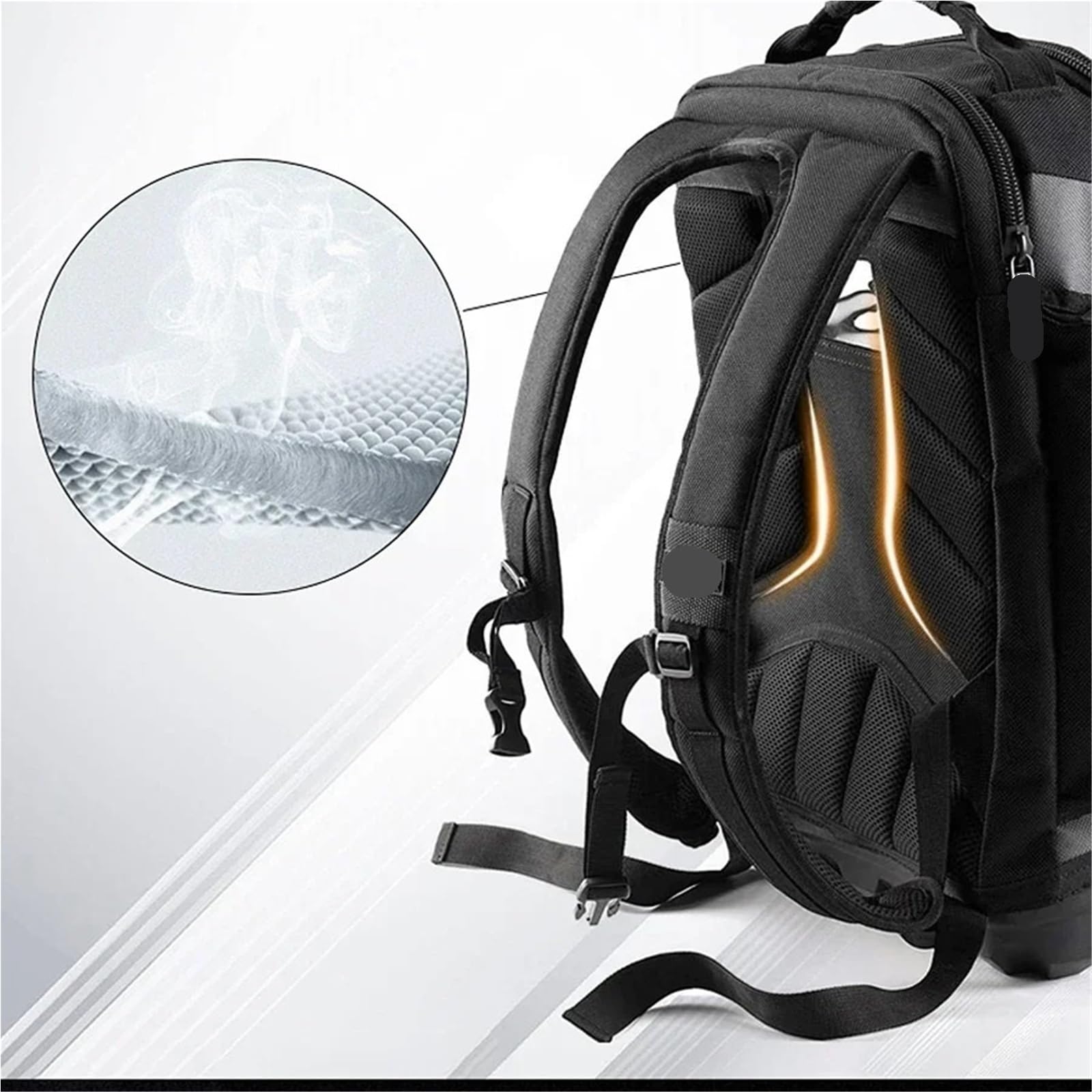 Mochila para Herramientas Bolsa y Mochila for Herramientas, Base Todoterreno Robusta, for Trabajos Pesados, Ideal for electricistas y construcción. para Herramienta