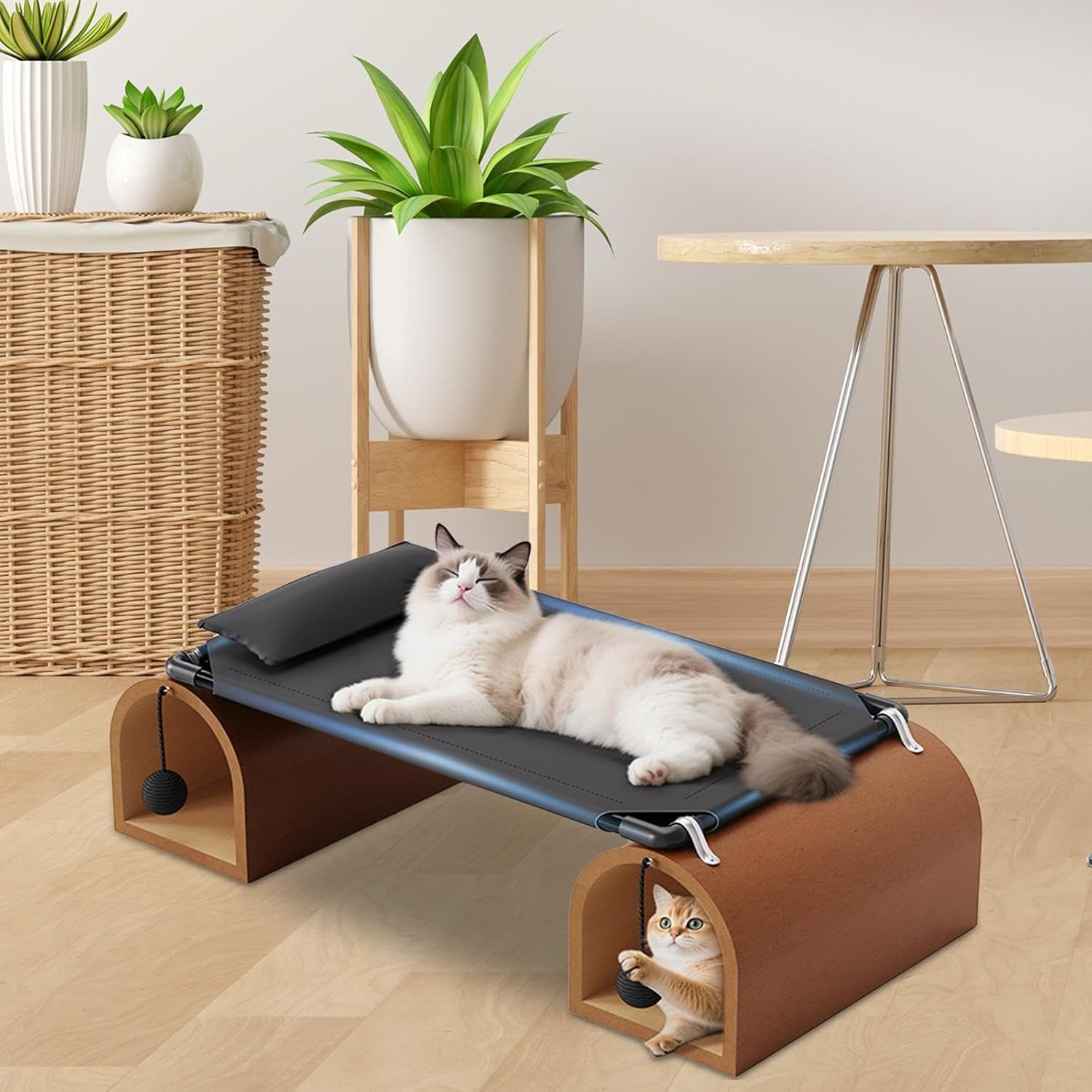 M3014-92-60】キャットウォーク 6つセット 猫用 壁掛け式 DIY ぬい タワー