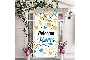Welcome Home Door Banner Decoration