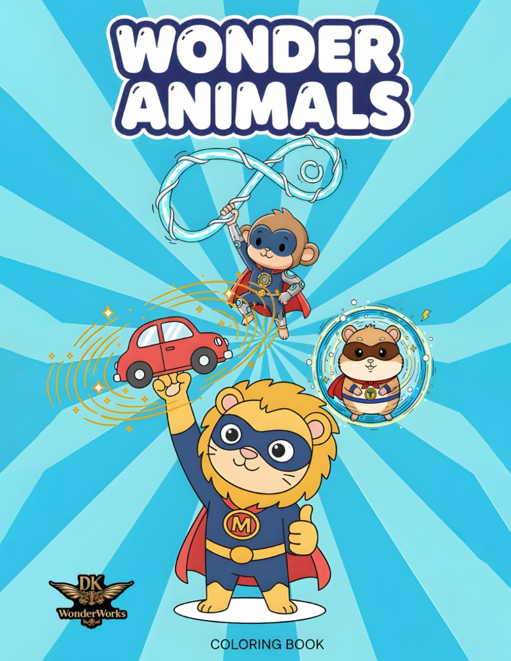 Wonder Animals: A Fantasy Power Coloring Adventure