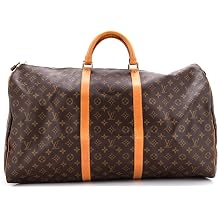 Pre-Loved Keepall Bag 60, Brown
