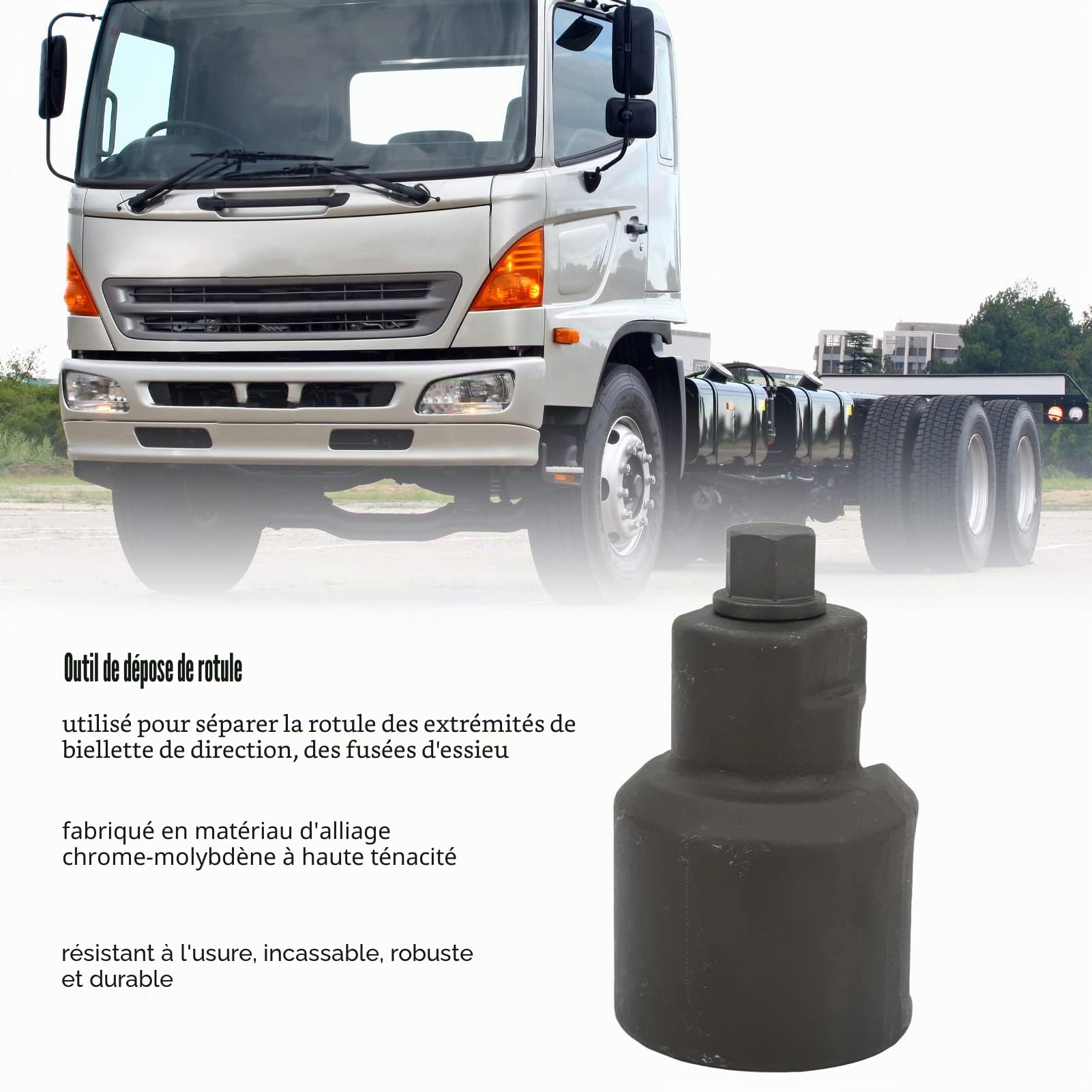Extracteur Résistant de Séparateur de capacité de L'outil 39mm de Retrait de Rotule de Camion tie rod removal tool ball joint extractor Bricolage