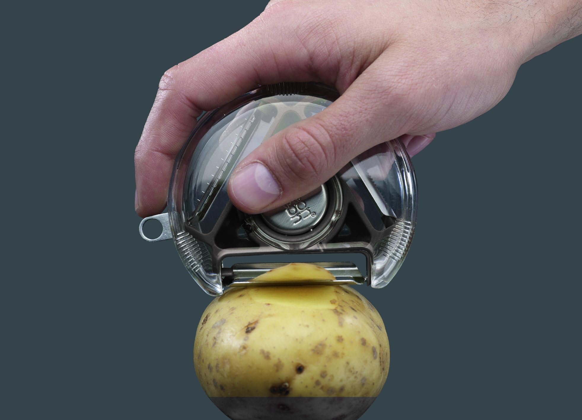 Joseph Joseph 3-in-1 Design Rotary Peeler, Grey