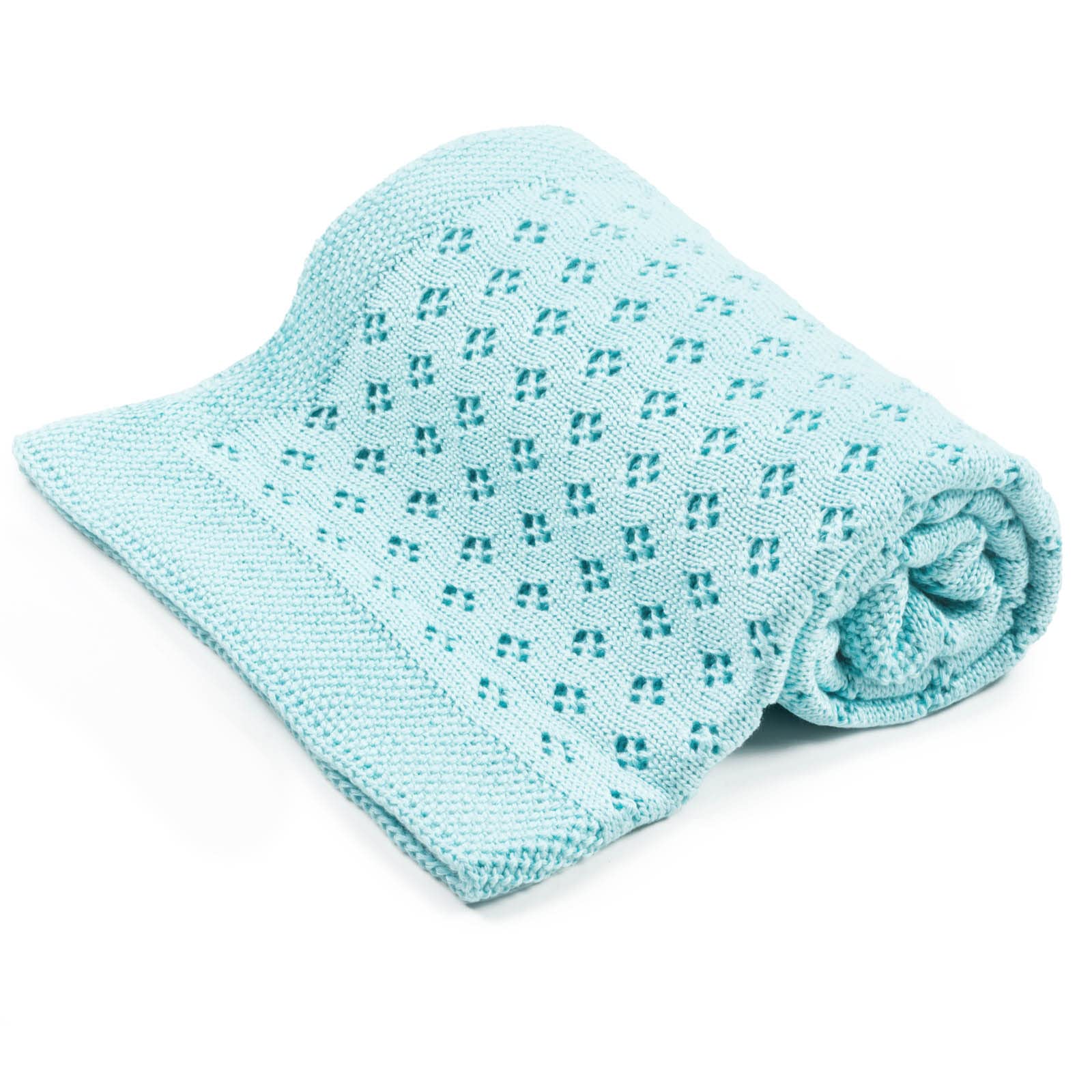 Bellochi Manta de Bambu para Bebe - Acogedor y Calada Mantita para Chica o Chico - Suave Aireado Verano Manta Bebe Recien Nacido - Hecha a Mano - 100x80 cm - Fresh