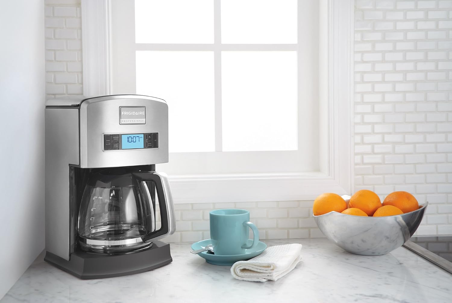 Frigidaire Professional Stainless Programmable 12-Cup Drip Coffee Maker