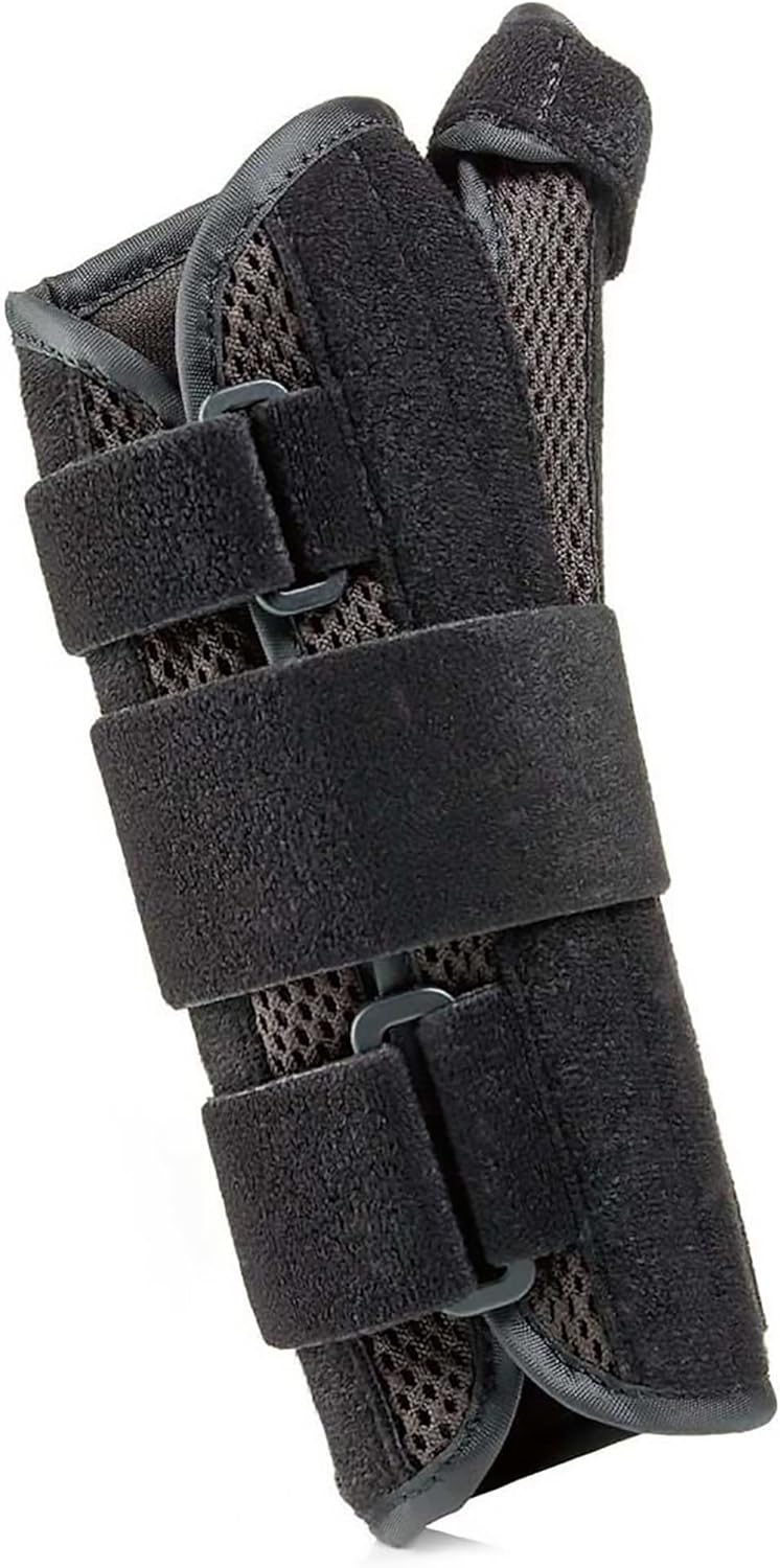 Florida Orthopedics Prolite 8" Airflow Wrist Brace with Abducted Thumb, Black, Left, Small/Medium