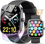Smart Watch for Women Men, 1.91" HD Screen Smartwatch Bluetooth Answer/Make Call, 110+ Sports Tracker Watches Heart Rate/Sleep Monitor/Pedometer/Calories, IP68 Waterproof Fitness Watch for Android iOS