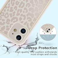 ZhuoFan Puzdro na iPhone 12 6,1" – Leopardí vzor, biele matné, ultra tenké silikónové TPU, nárazuvzdorné, odolné voči poškriabaniu, ochranný kryt, 07 3
