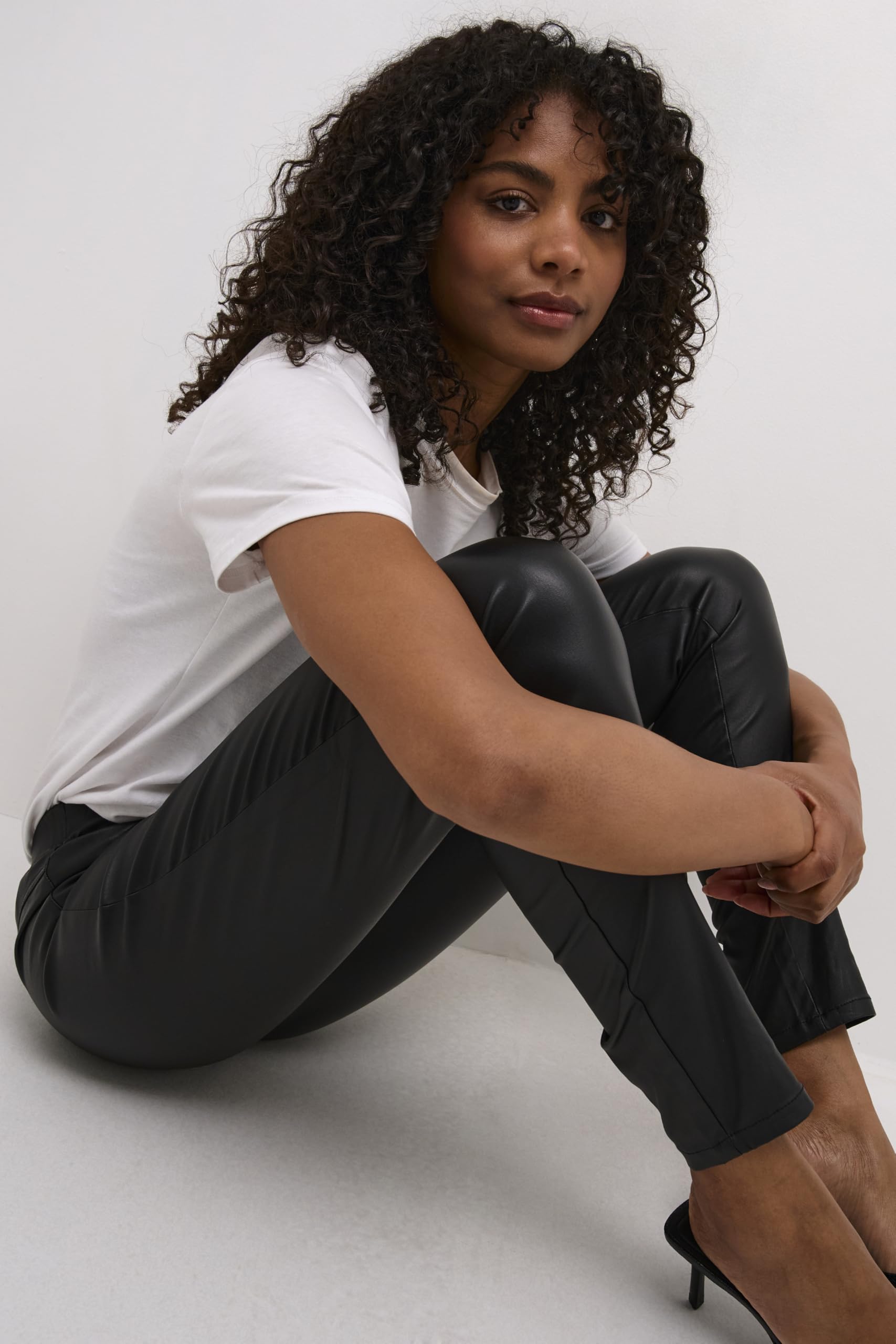 KAFFE Damen Leggings Ada Coated Jeggings