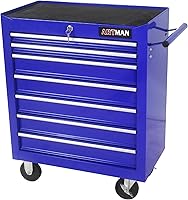 Vista 8 de Caja de herramientas con ruedas WTRAVEL con 7 cajones, caja de herramientas con ruedas con carro multifuncional, gabinete de almacenamiento