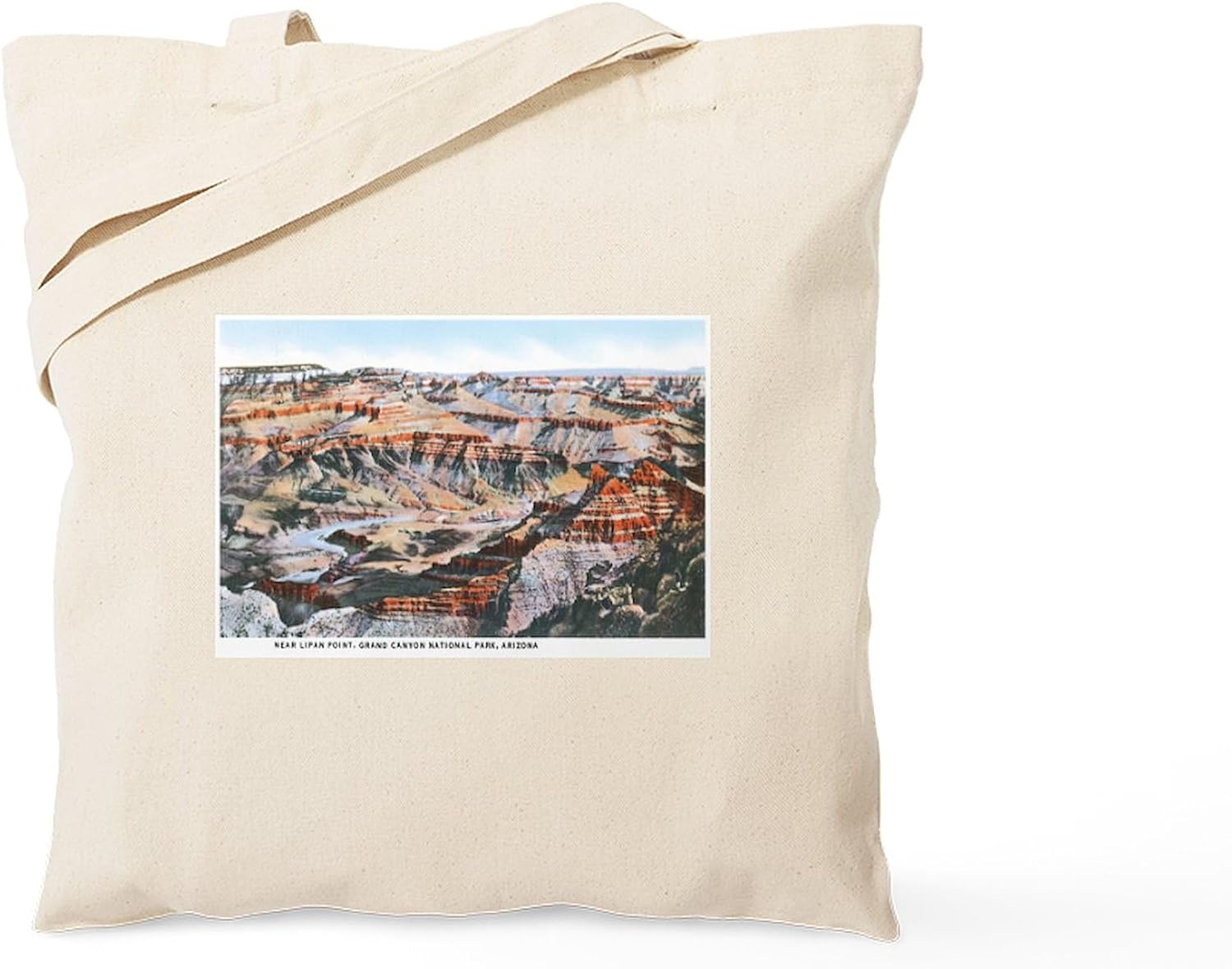 CafePress Grand Canyon Arizona Tote Bag Reusable Natural Beige Canvas Shopping Bag