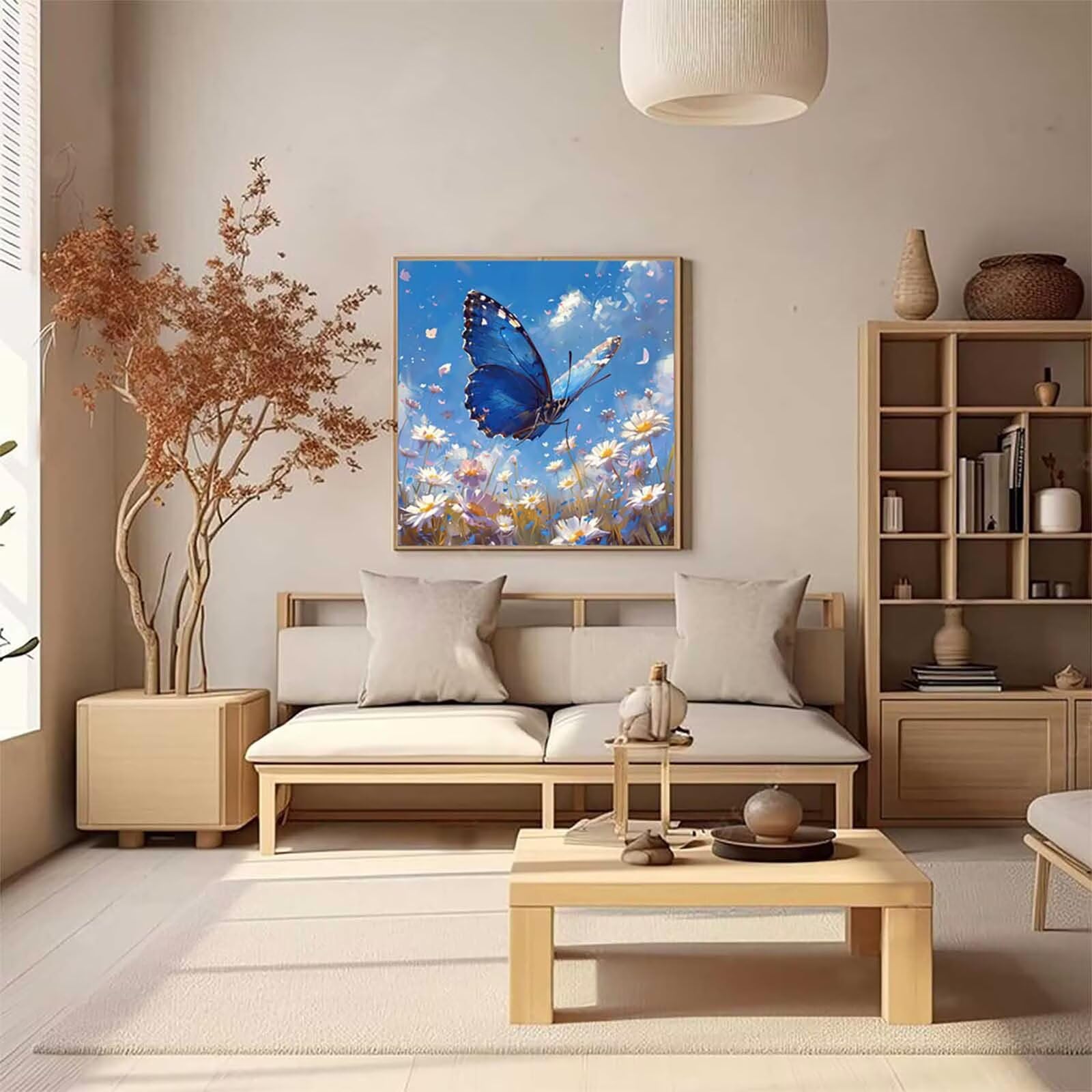 5D Diament Malarstwo Kwiat Numer Numer dla dorosłych, Diament Malarstwo Dorosły Motyl, DIY Hobby Kreatywny zestaw dla dorosłych, Numer Malarstwo Rhinestone Zestaw Ścieg krzyżykowy, Boże Narodzenie