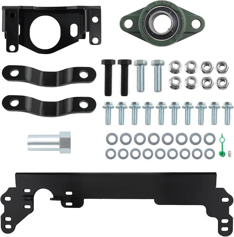 Suporte de reforço da caixa de direção maXpeedingrods com kit de rolamento flangeado para Jeep Cherokee XJ 1984–2001