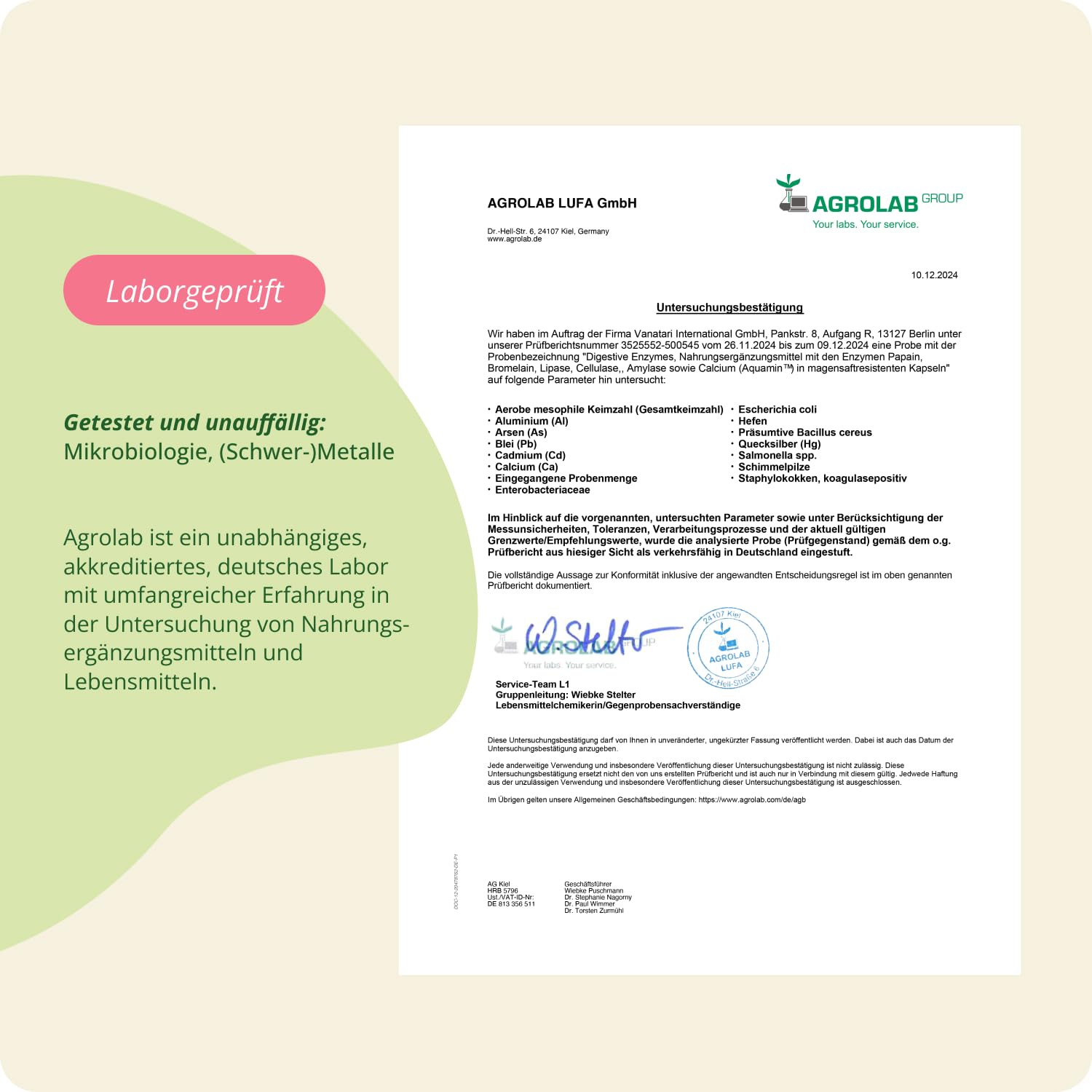 Enzym Komplex | Bromelain - Papain - Amylase - Lipase - Cellulase | Magensaftresistente DRCaps | Natürliche Verdauungsenzyme | Laborgeprüft | Ohne Zusatzstoffe | Deutsche Produktion Vegavero