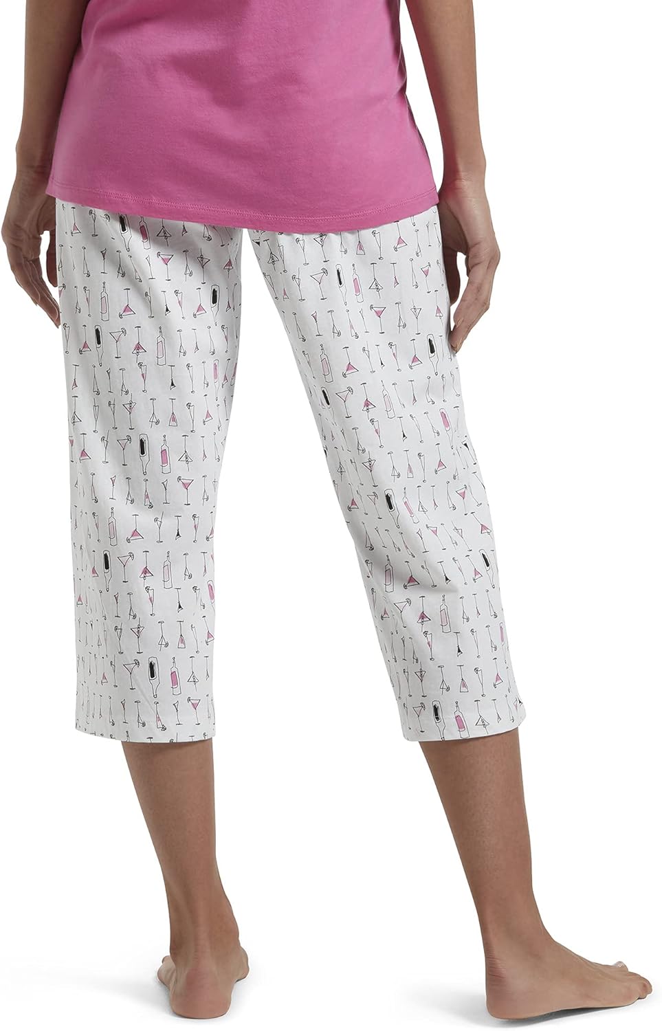 HUE Womens Printed Knit Long Pajama Sleep Pant - Image 2