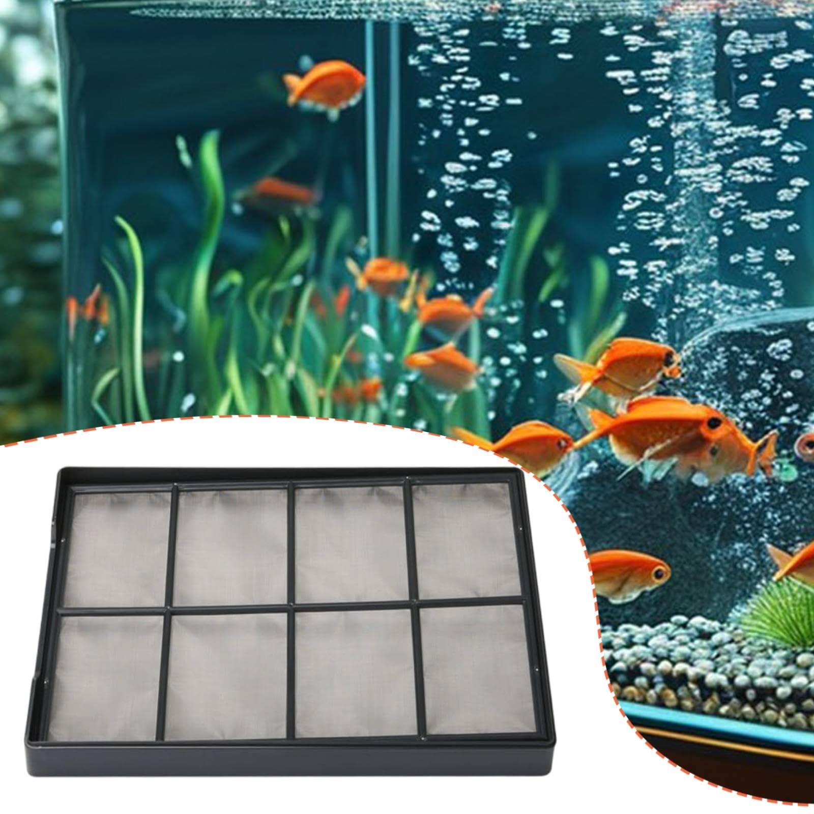 Gralara Aquarium-Filtermedium, Fischbeckenfilter, einfache Wartung, einfache Installation, tragbarer Ersatzfilter für Filterbecken
