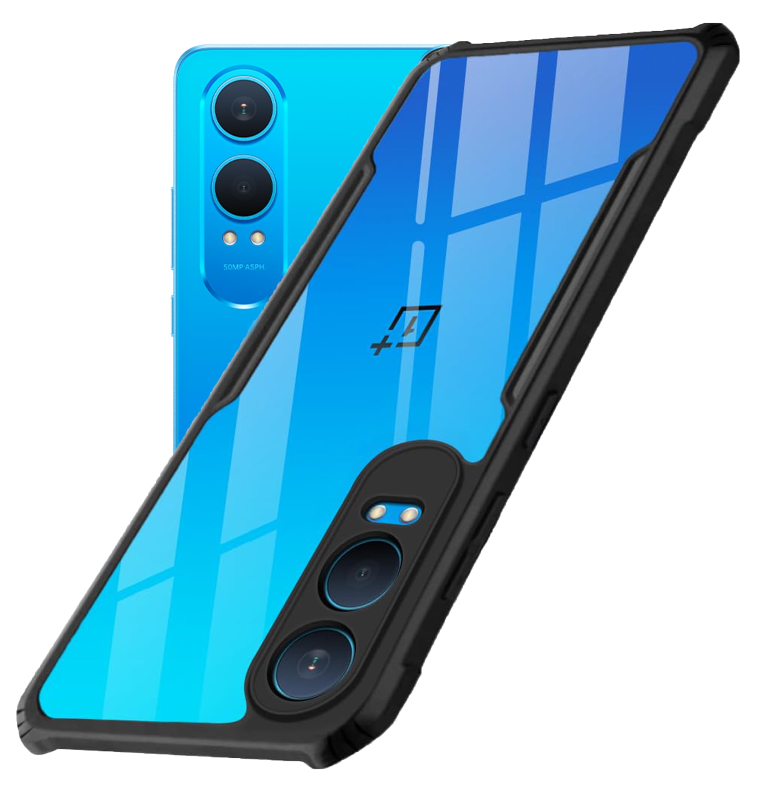 Fabekee Crystal Clear Back Cover Case for OnePlus Nord CE 4 Lite 5G Back Cover | Camera Protection Shockproof Bumper-Edge | Acrylic Crystal Clear 360 Degree Protection TPU+PC (B0D81DZQ1H) Amazon Price History, Amazon Price Tracker