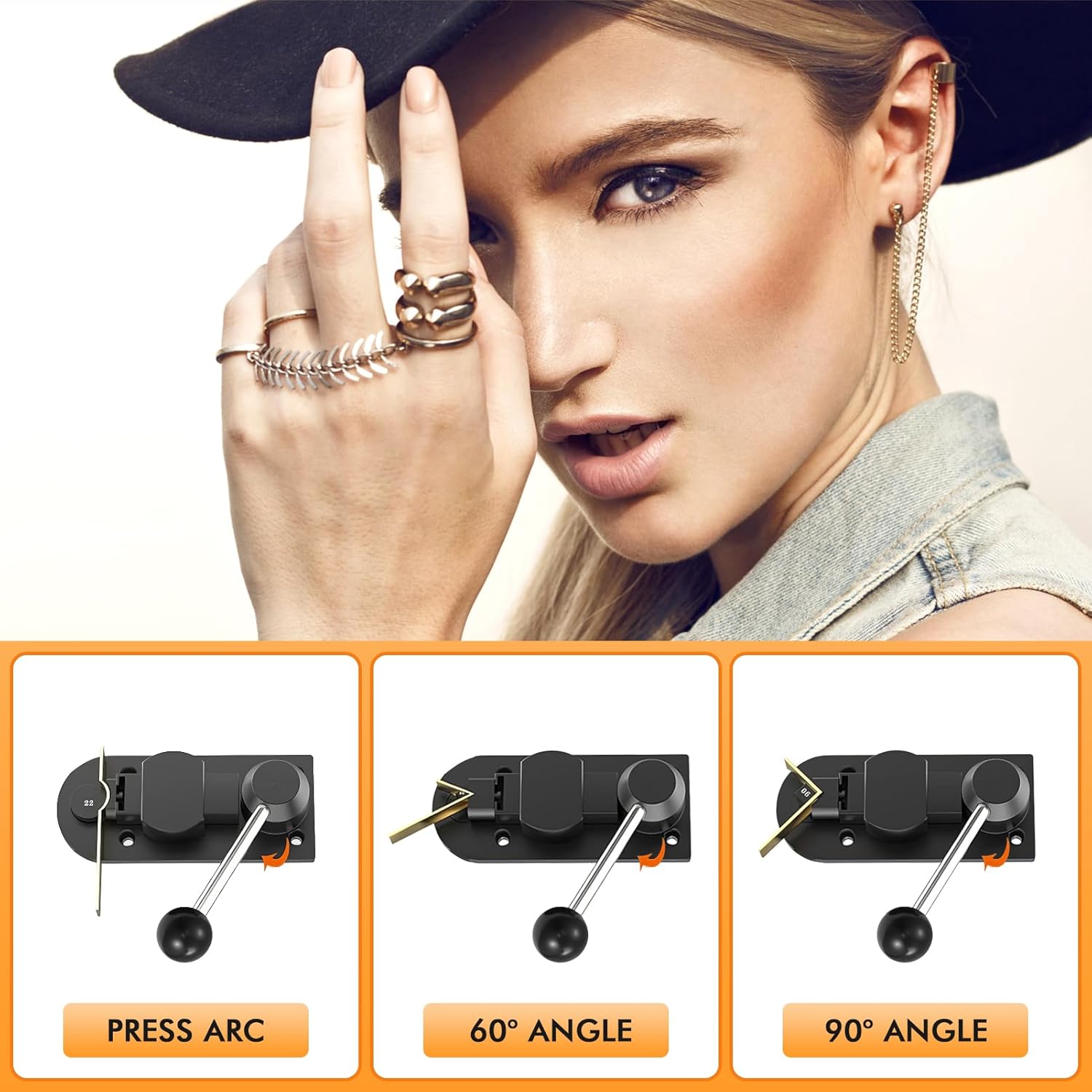 Ring Bending Tool Kit,Complete Spoon Ring Making Kit with Ring Bender Tool, ring Maker Machine for DIY Jewelry, for Beginners & Professionals, Ideal for Holidays like Christmas,Valentine’s Day