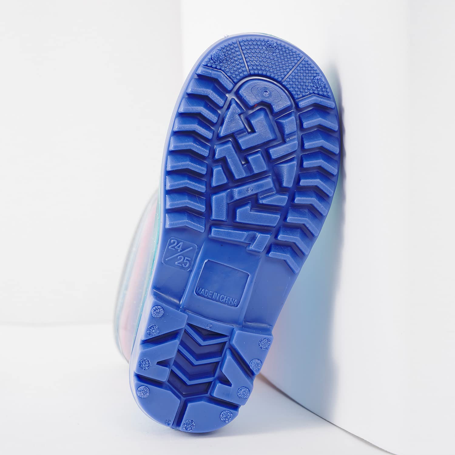 PERLETTI Bottines de Pluie Princesses Disney Enfant - Petites Bottes Imperméables Fille - Imprimé Cendrillon Raiponce Ariel - Semelle Antidérapante Rose et Cordon de Serrage