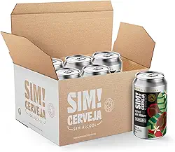 Sim! Cerveja Sem Álcool - COFFEE DRY STOUT - COMBO com 6 unidades