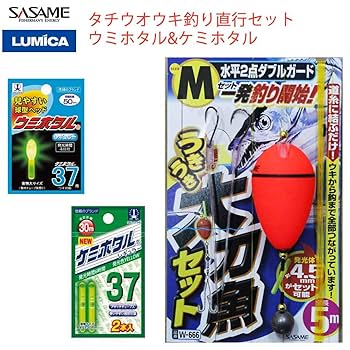 Amazon | 太刀魚 (タチウオ) ウキ釣り直行セットREALSURFSET360