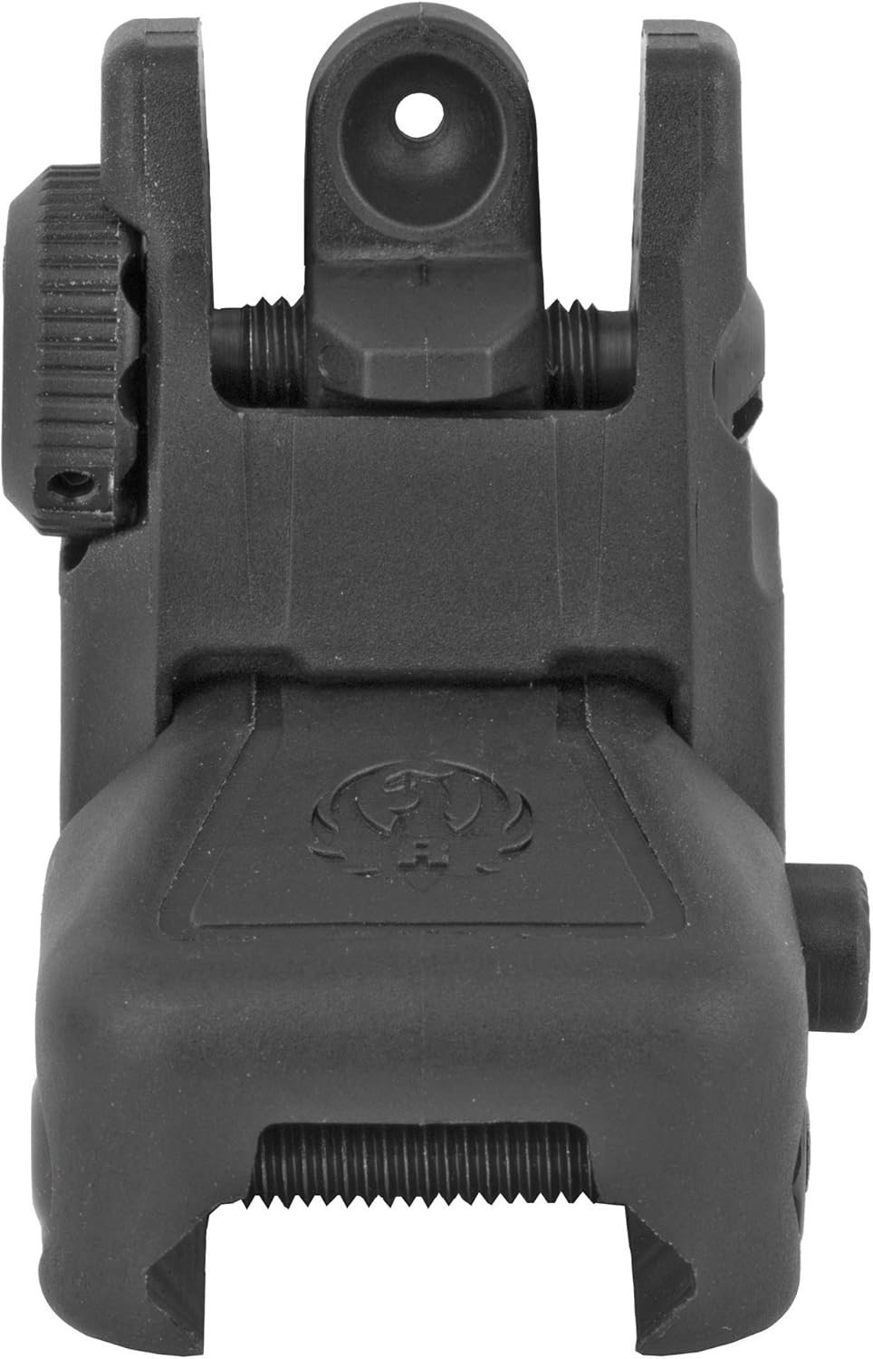 Rapid Deploy Front & Rear Folding Sight Set, Fits Picatinny Rail, Black Polymer