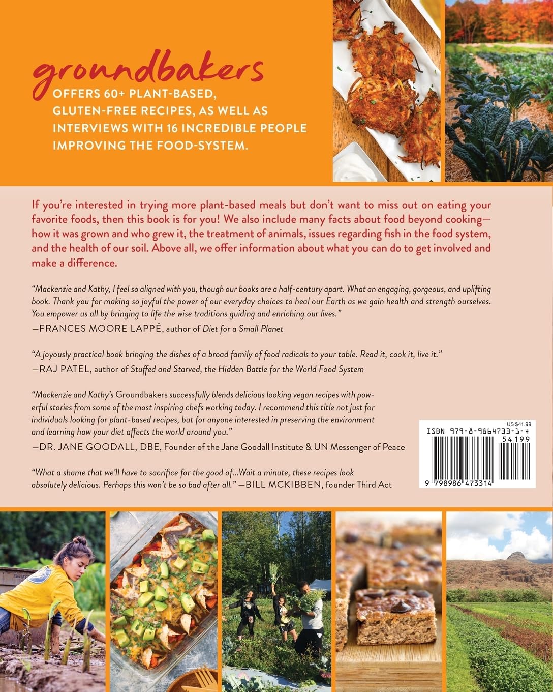 Groundbakers: 60+ Plant-Based Comfort Food Recipes and 16 Leaders Changing the Food System      Paperback – September 2, 2022