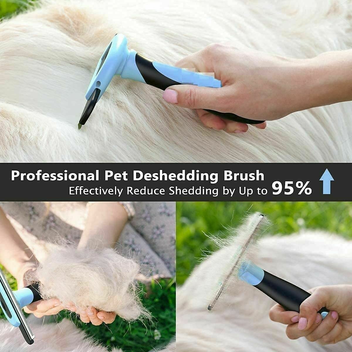 Brosse de toilettage sans irritation pour animal domestique (court, moyen, long)