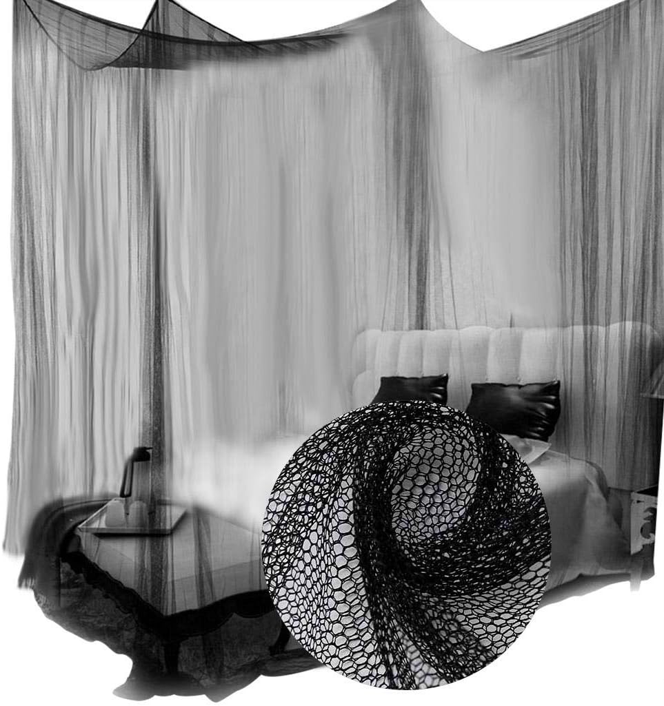 Mosquito Net for Bed 4 Corner Post Bed Canopy Bed Curtain Hanging Canopy Bed Tent Hanging Bed Netting Canopy