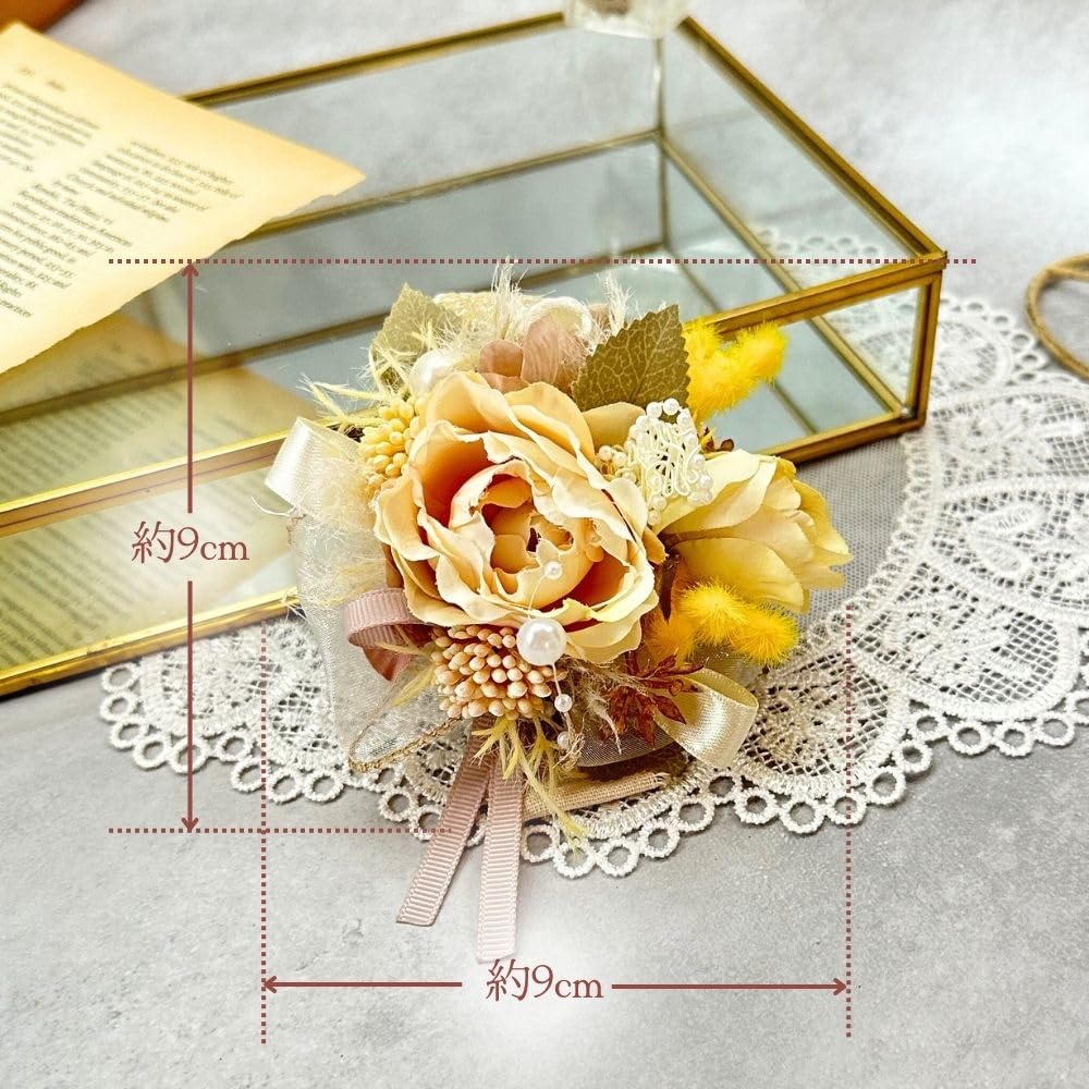 natural corsageコサージュ Amazon.co.jp: 23109 Corsage, Graduation Ceremony, School Entrance