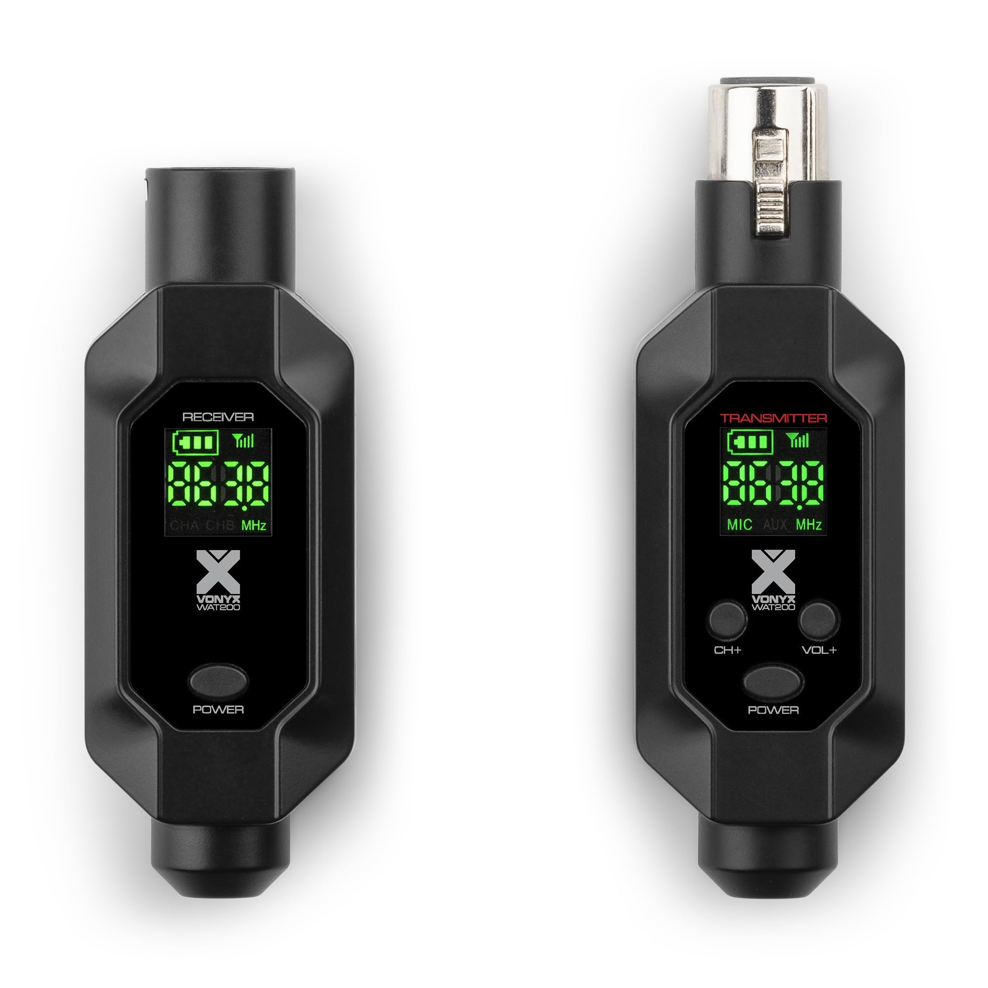 VONYX WAT200 Système Audio sans Fil UHF 16 Canaux XLR 70m