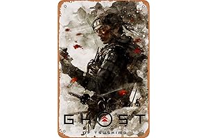 Ghost of Tsushima Vintage Game Tin Sign: Enhance Your Gaming Décor