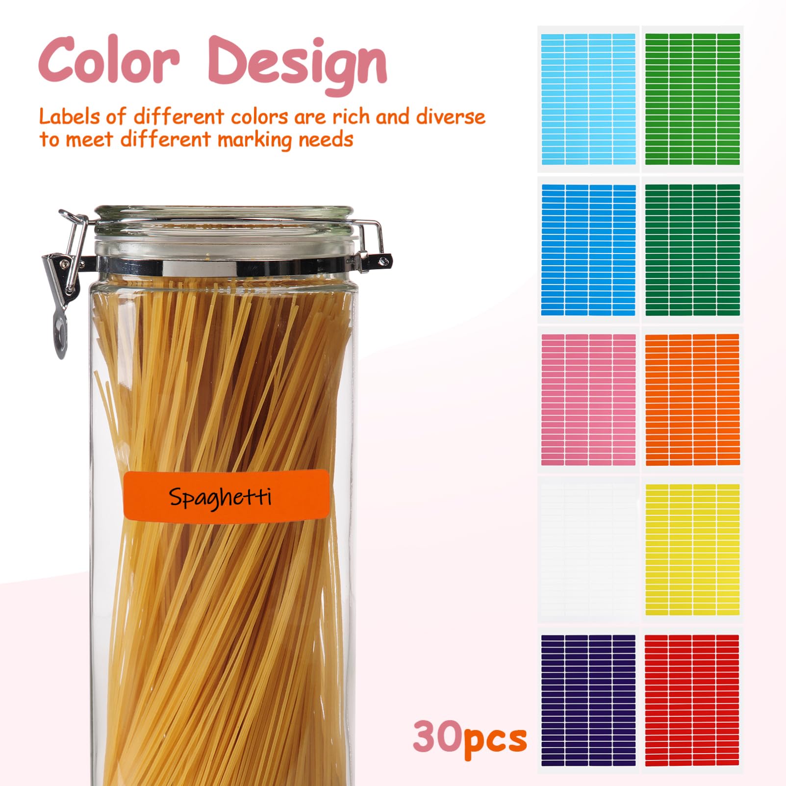 Lurrose Etichetta Adesiva Colorata Etichette Con Codifica A Colori In 12 Colori Adesivi Colorati Autoadesivi Da 30 Pezzi Per L'ufficio Inventario